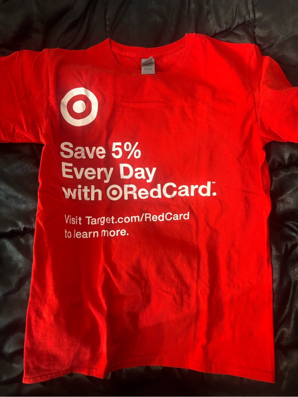 Gildan Red Crewneck T-Shirt with Tag